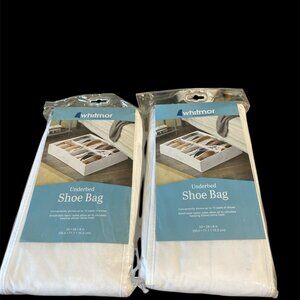 2-Whitmore Underbed Shoe Bags, New